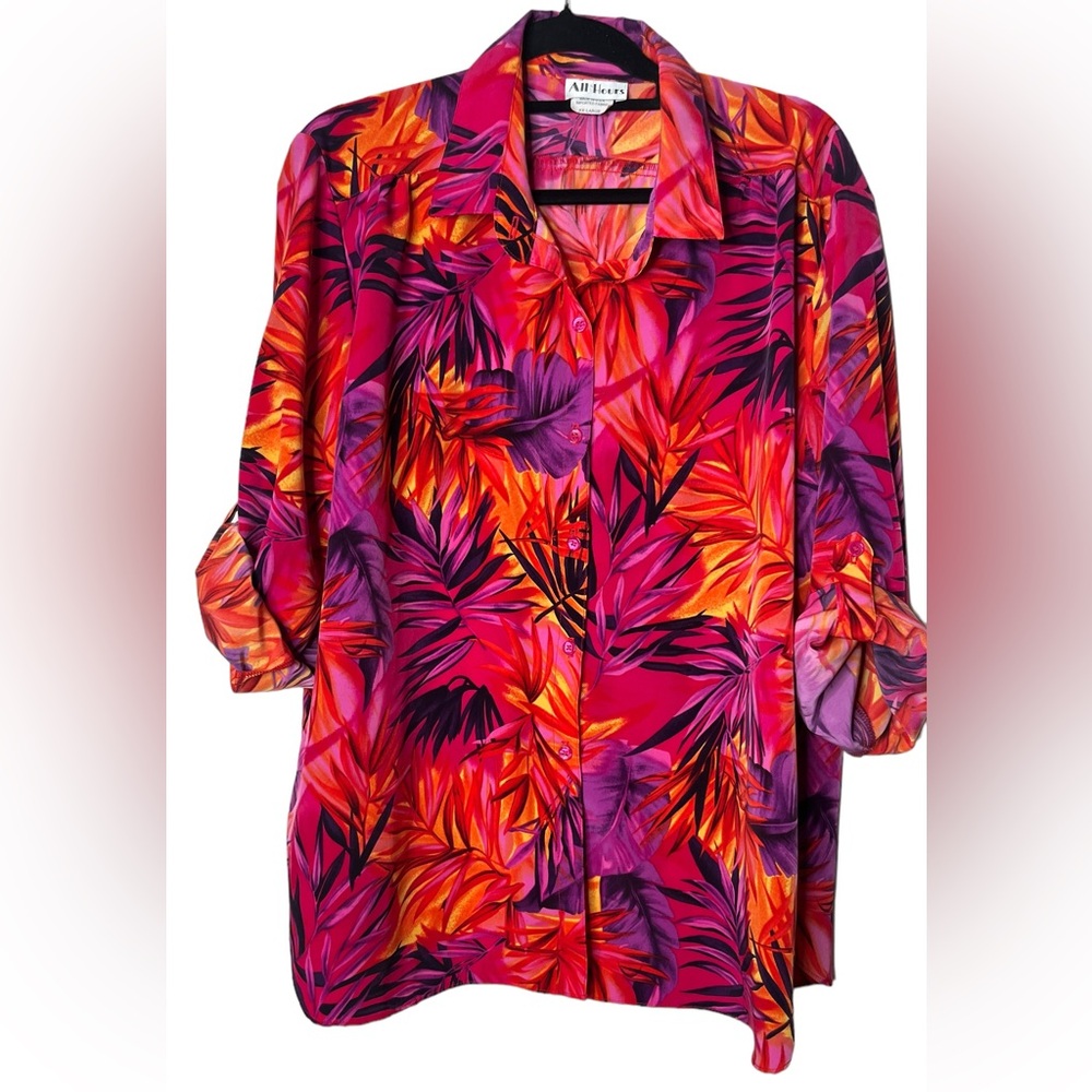 All Hours XXL Top Hawaiian Vibrant colors